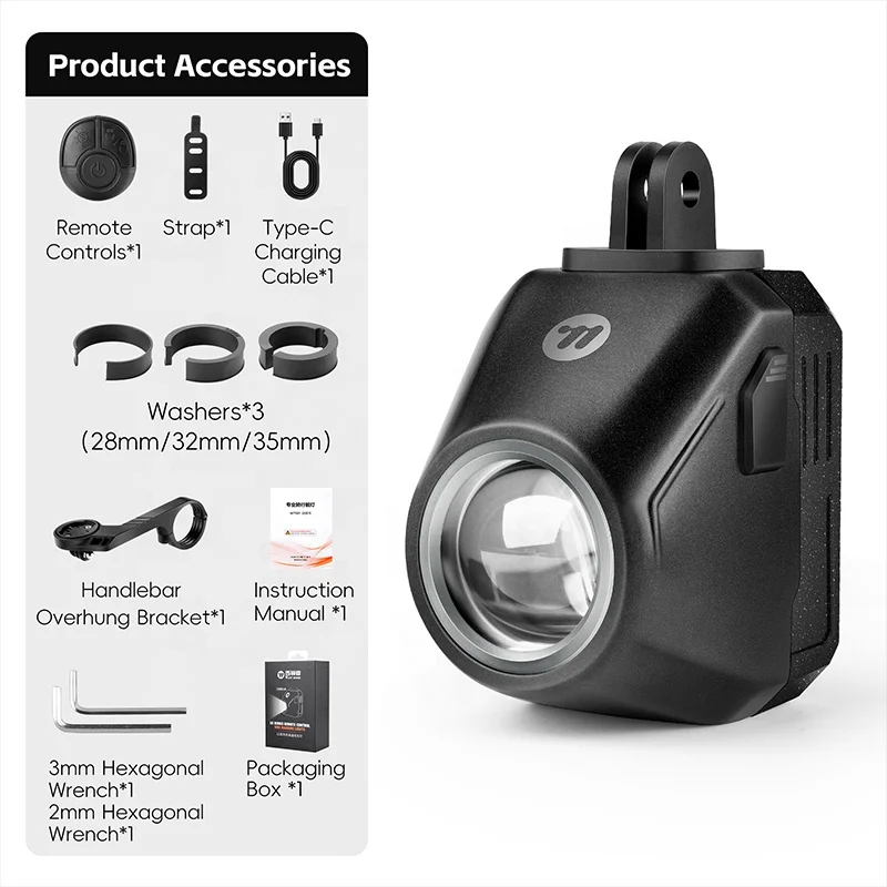 1600 Lumen Bright Eyes 1600 Bike Light WEST BIKING 1600 Lumens