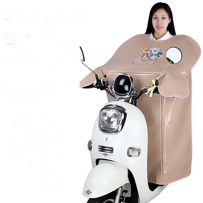 Electric Vehicle Ebike Universal Windshield Summer Waterproof Cover