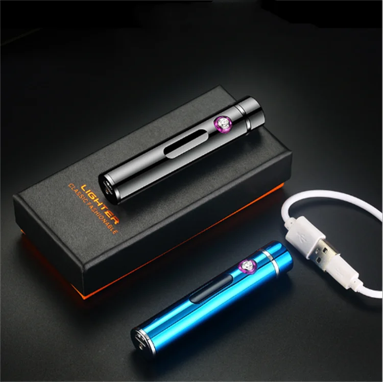 Mini Briquet USB-C Fil Tungstène Sans Flamme Allumage Sûr Outil De Voyage H3