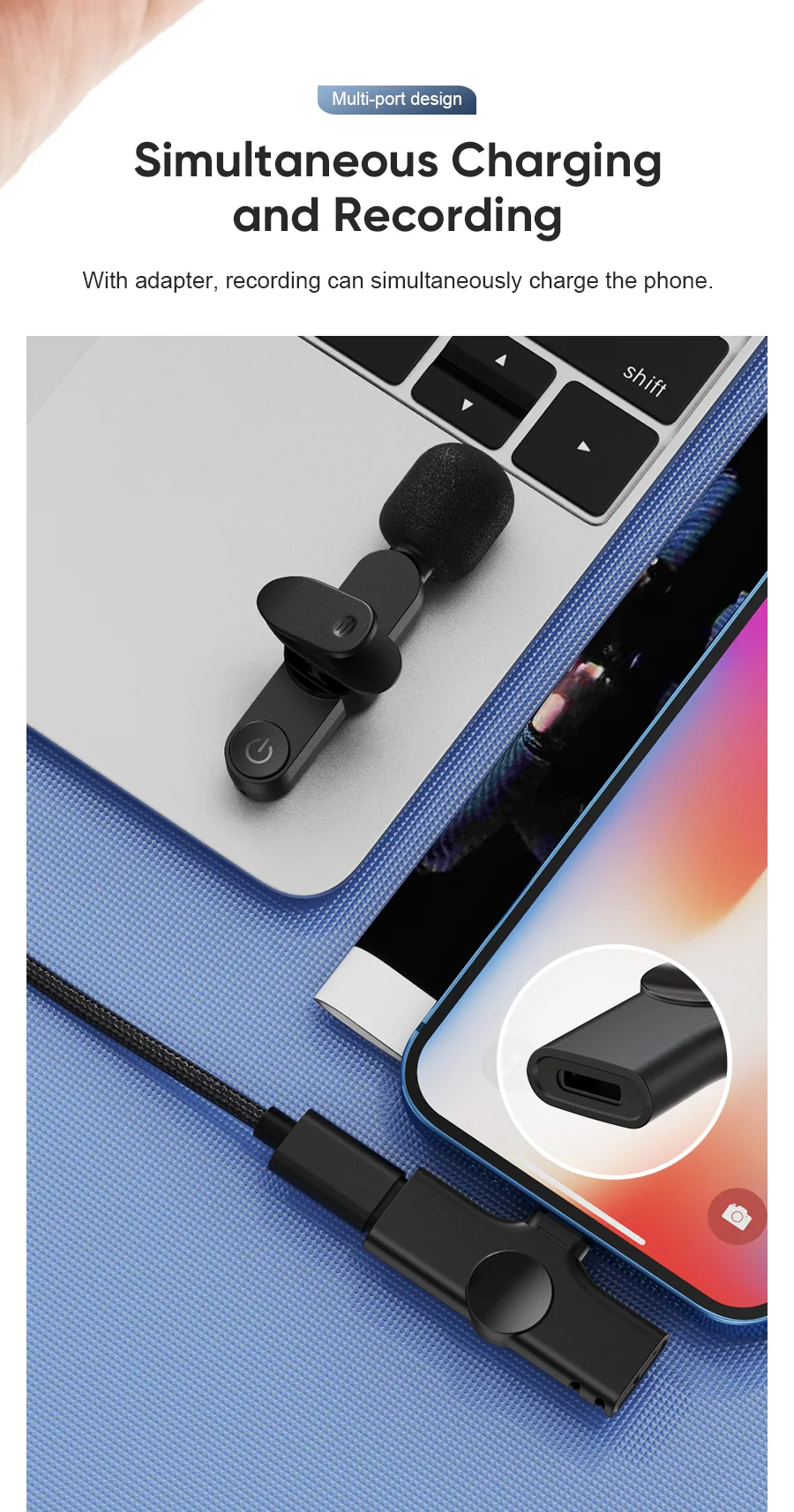 Wireless Microphone Lapel Microphone Trending Products 2021 New Arrivals Amazon Top Seller High Quality Wholesale Usb Microphone