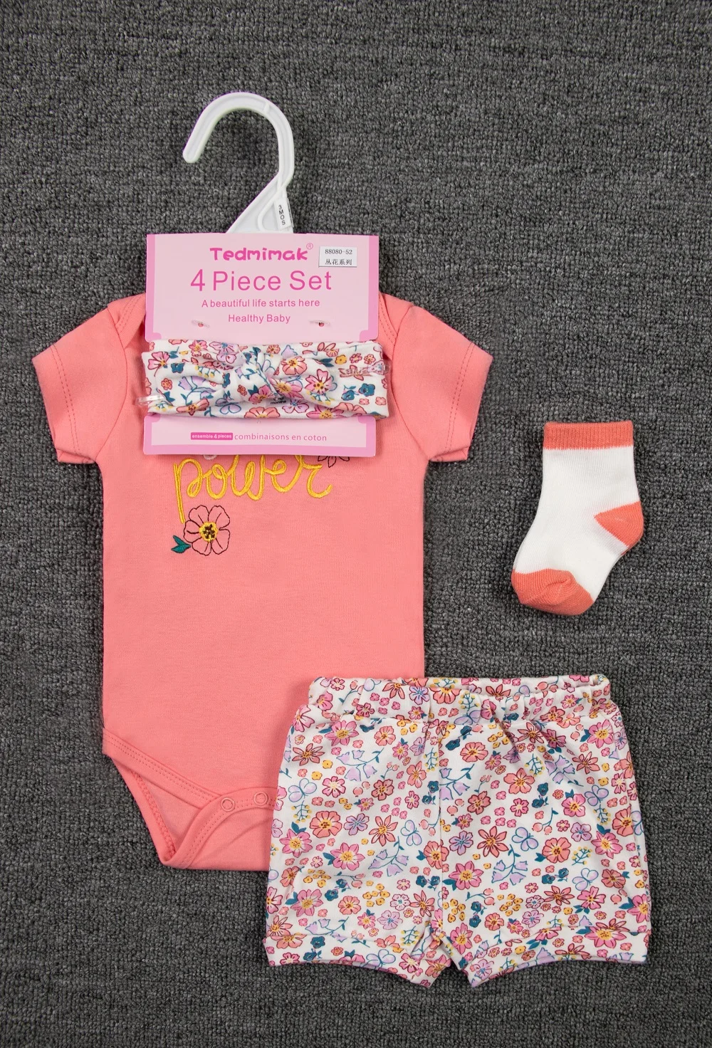 4pcs Baby Romper