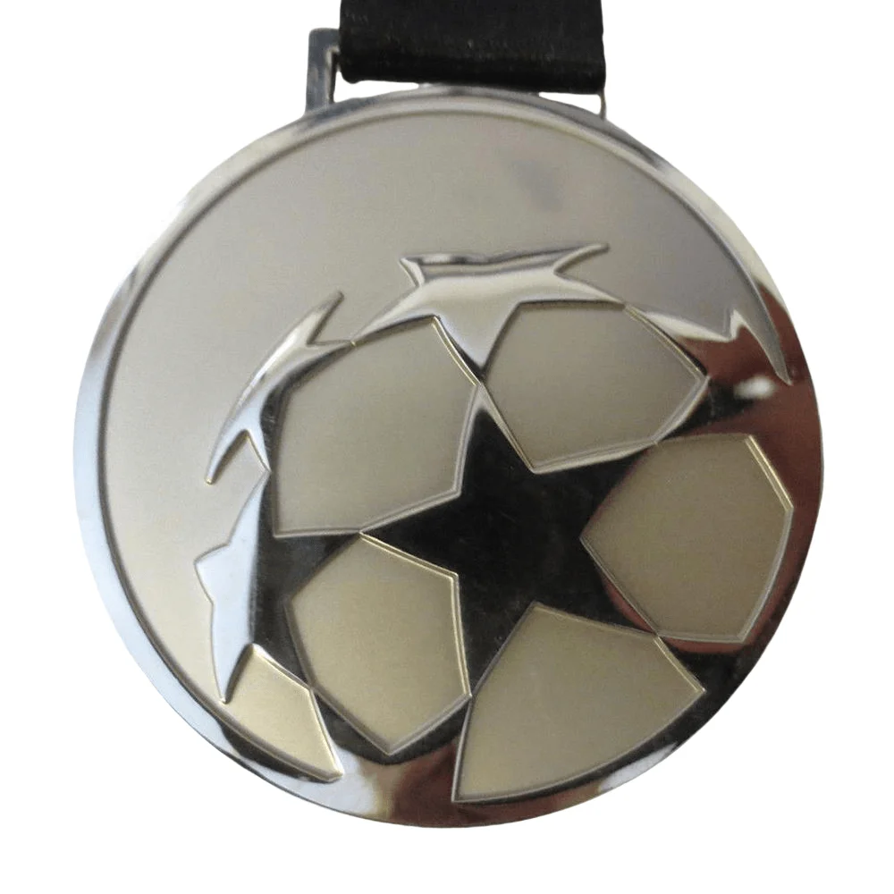 Venta al por mayor Diseño de alta calidad Su propia aleación de zinc en blanco 3D Oro Premio Medalla de carrera Medalla de metal deportiva personalizada 2