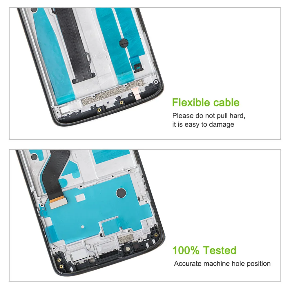 Quality Assurance New Design Cell Phone Touch Screen Phone Repair Parts For Motorola MOTO E5 Plus LCD Display Complete