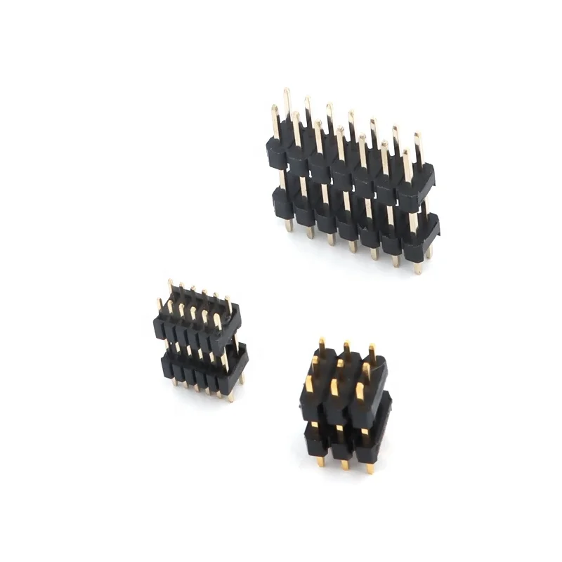 FPIC Custom Double Side Pins Flex Cable DC 0.8mm 2.54mm Pitch 12 16 18 20 34 40 B to B Pin Header Connector