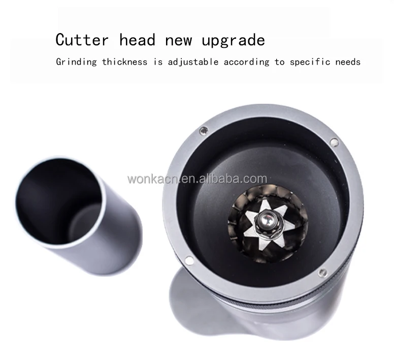1pc Min Portable Electric Coffee Bean Grinder Made Of All Alloy