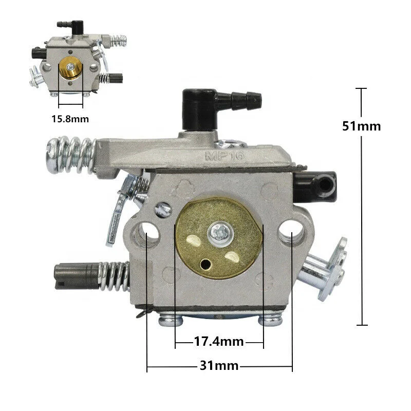 High Performance Zenoah Carburetor for 4500 5200 5800 Chainsaws