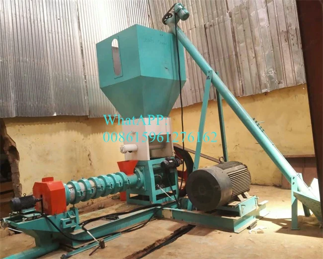 DGP Dry Type Floating Fish Feed Dog Food Extruder Single Screw Granulator Grain Seeds Maize Corn Soybean Extruder