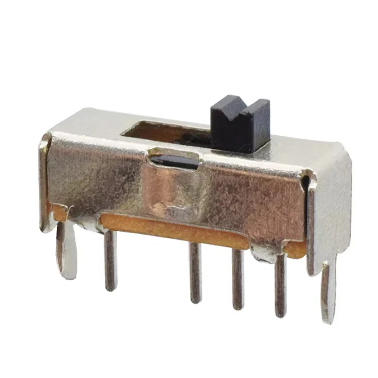 SS13D07 SPDT  6 Pin DIP Slide Switch Three Position With Selectable Height Slide Switch