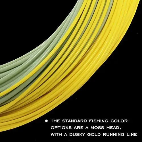 WF2F Gold Fly Line 90FT Weight Forward Floating Fly Fishing Line