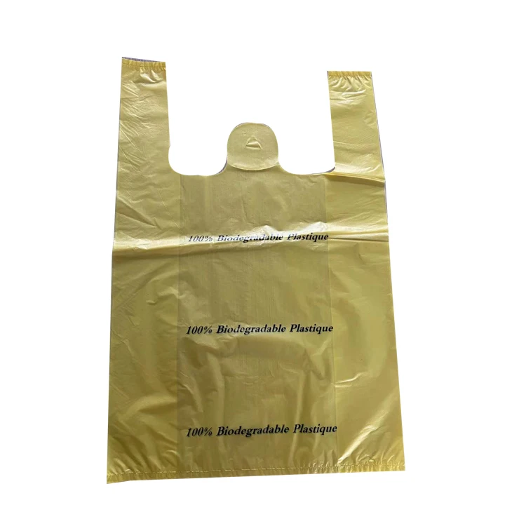 HDPE Green Yellow Blue Red T-shirt Plastic Bag Food Packaging Vest Carrier Plastic Bags T-shirt Shopping Bag