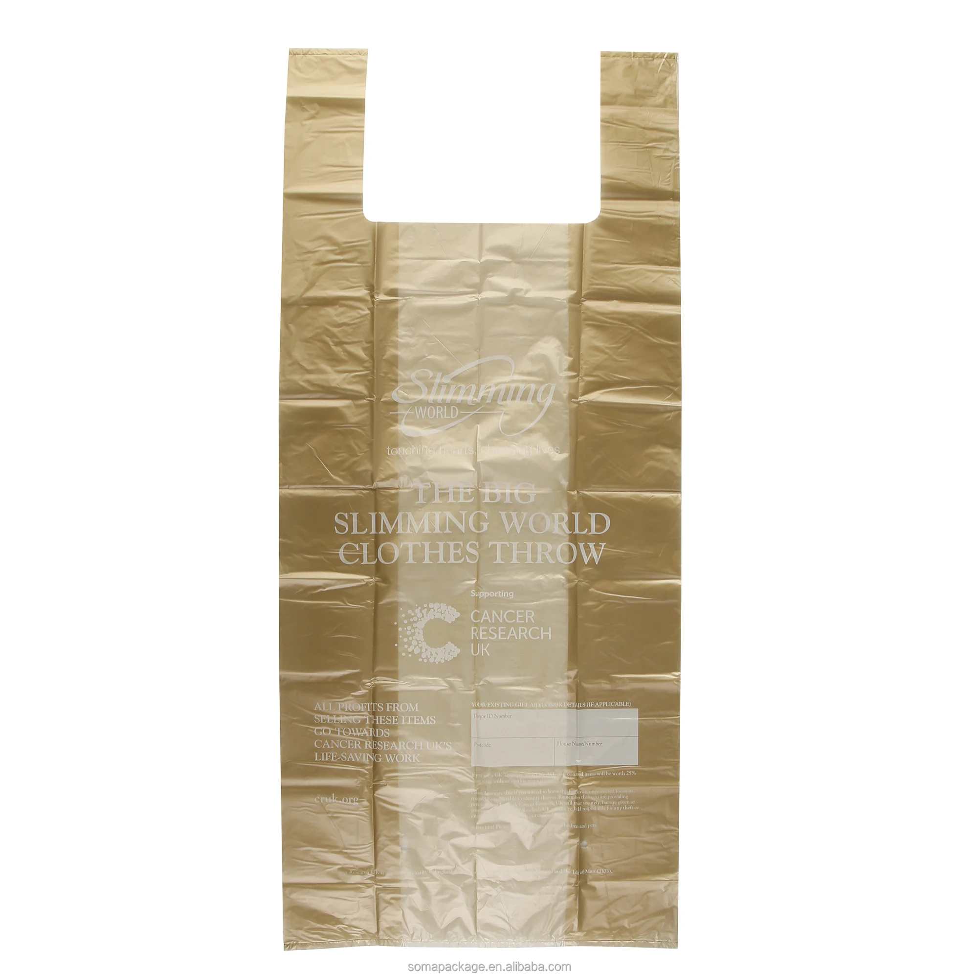 Wholesale Competitive Price Plastic Collection Bags Customize Printing