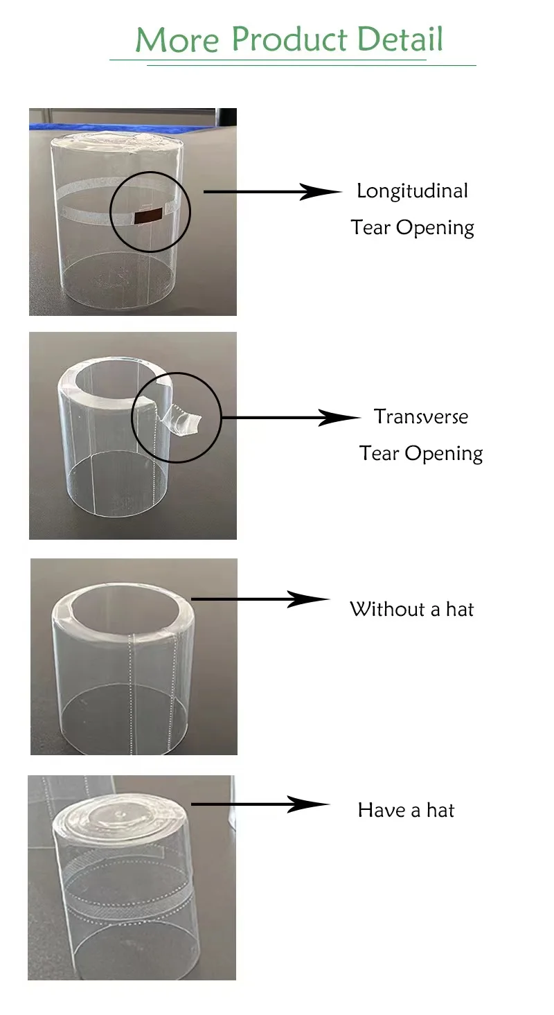 Custom Heating Contraction Plastic Sleeving Pvc Heat Shrink Capsule