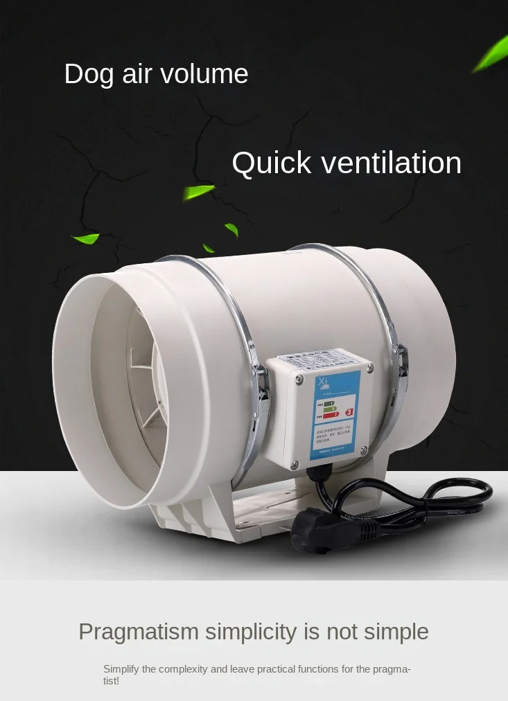Flow In-line Duct Fan, 3''-12'', A.C. Source, L200 - detail 12