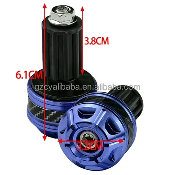Motorcycle and Electric Vehicle Modification Bump Stop Accessories Carbon Fiber Bump Stop Universal Handlebar Balance Block