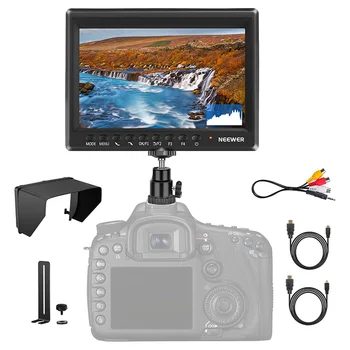 NEEWER F200 HD Video Assist IPS 1920x1200 Input with Histogram 7 Inch 4K 1080p Camera Field Monitor