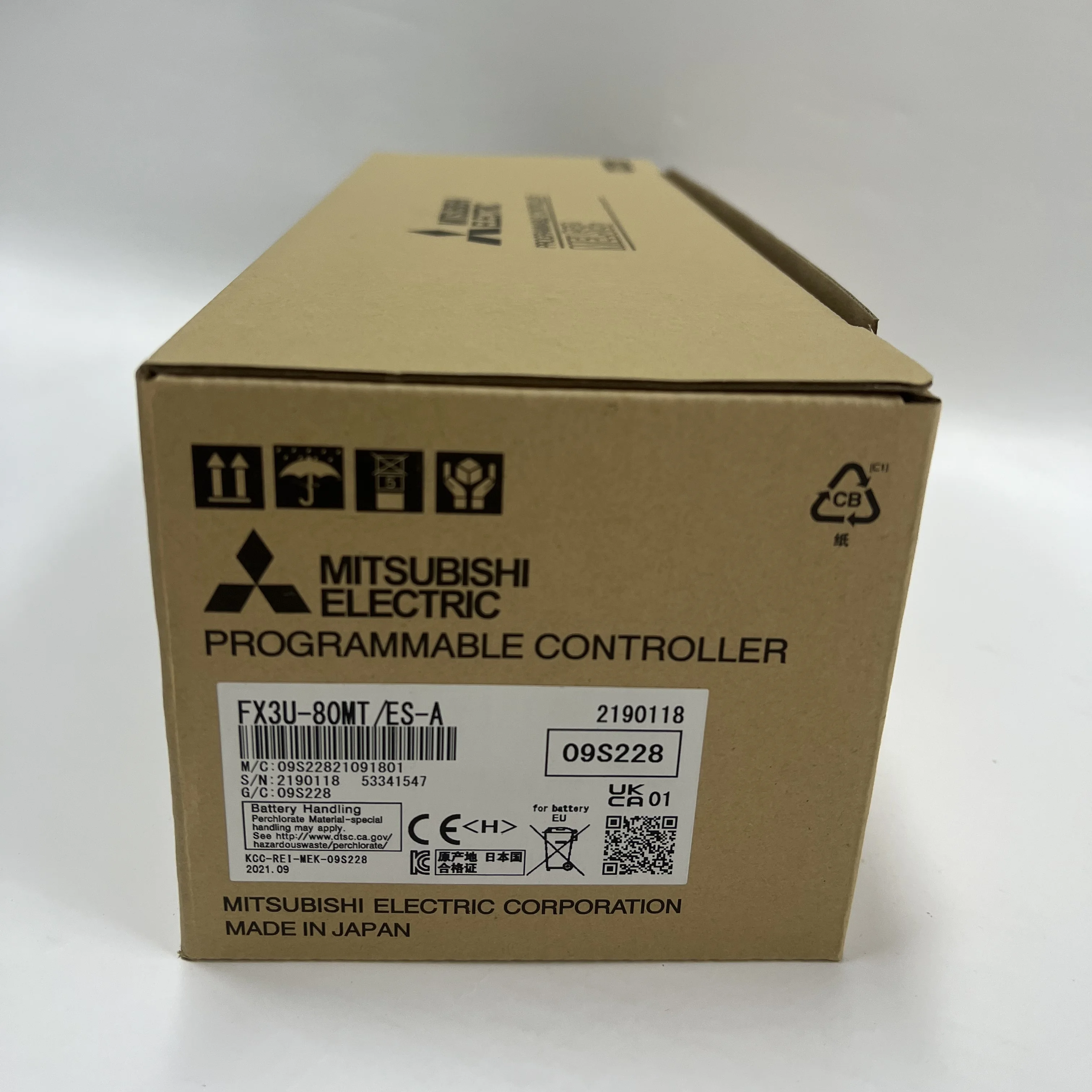 Mitsubishi Programmable Controller FX3U-80MT/ES-A