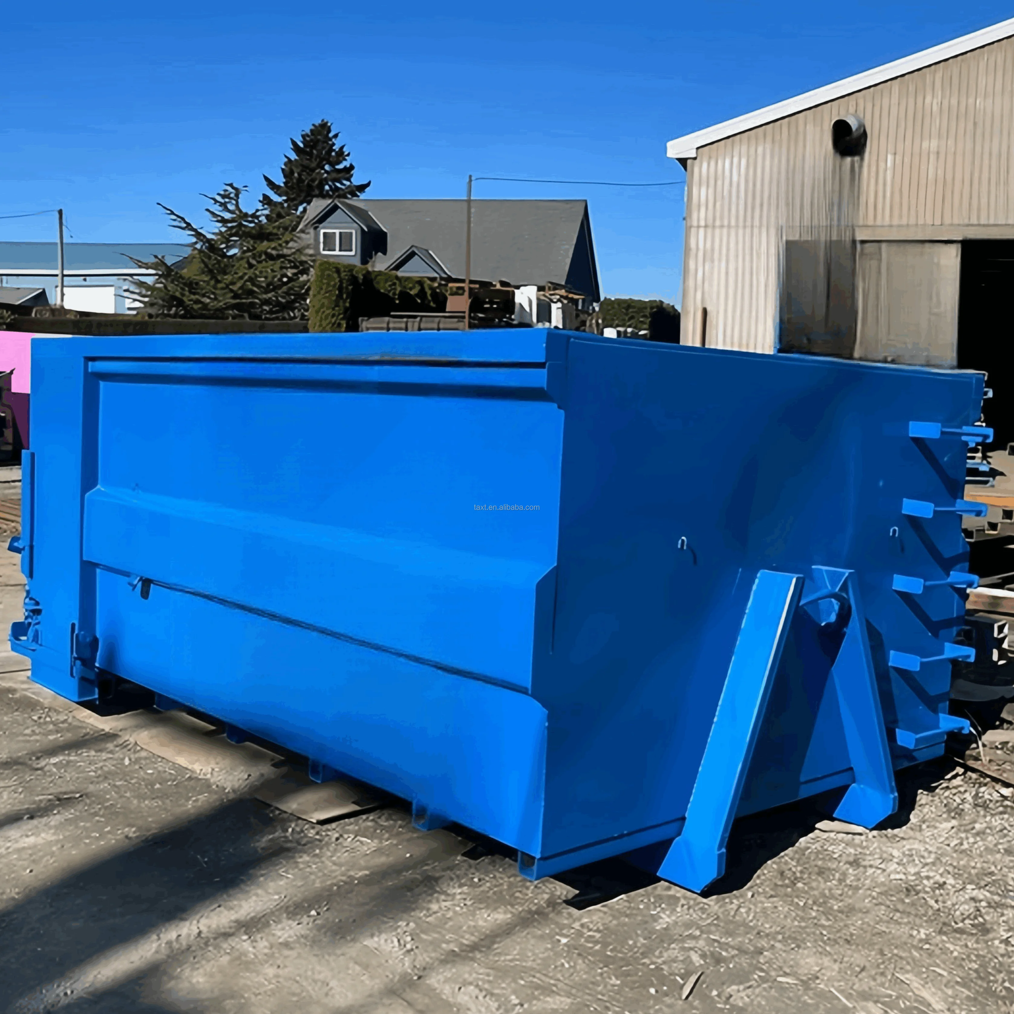 Factory Custom Waste Disposable Hook Lift Bin Roll On Roll Off Dumpster ...