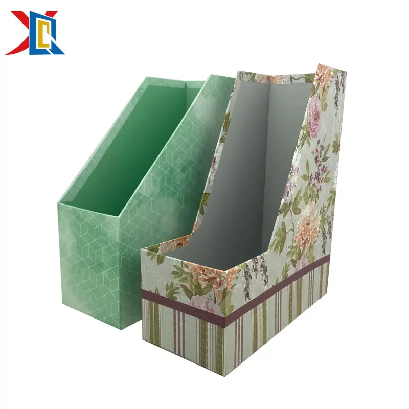 Paper Foldable Magazine Holder Custom Desktop Magazine Organizer Holders