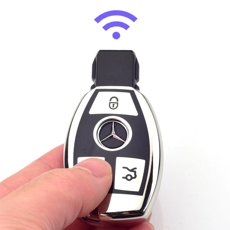 Мягкий ТПУ чехол для автомобильного ключа с индивидуальным дизайном защитный пульт дистанционного управления Mercedes Benz C Class W205 GLC