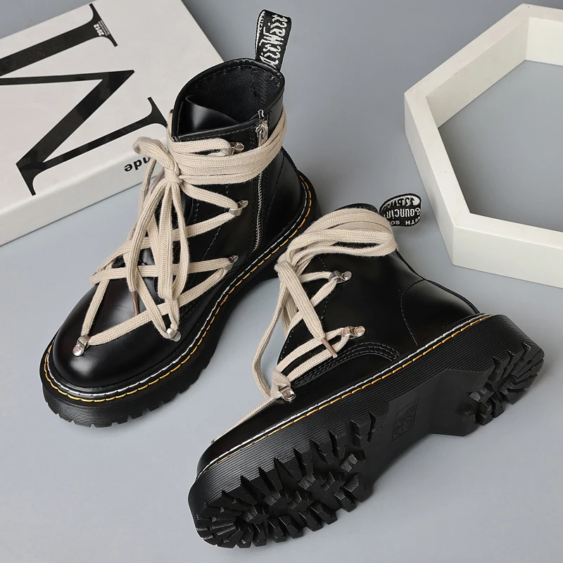 New modern design fashion leather boots for men Nubuck Leather boots men High Quality Men Martin Boots Shoes