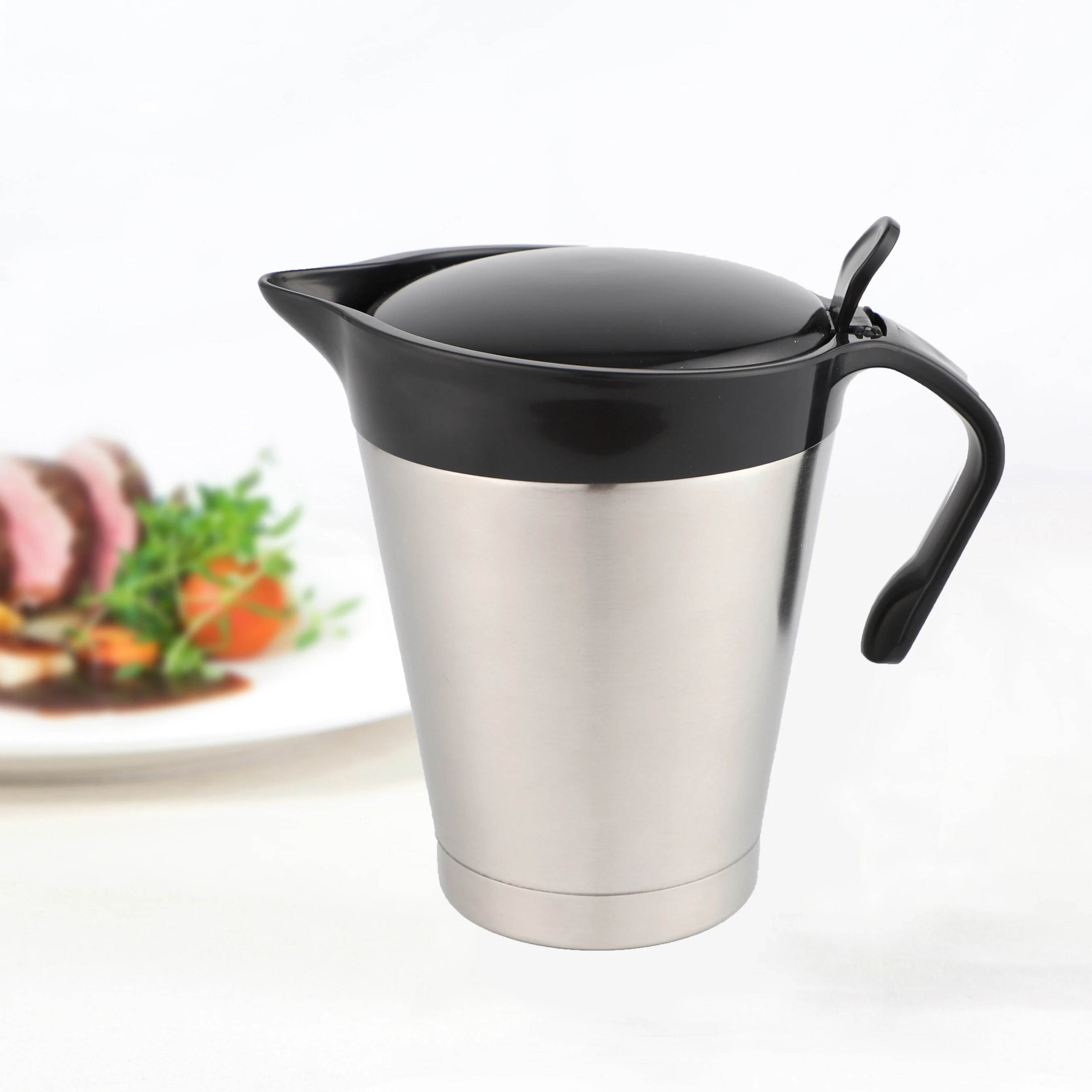 Custom Best Sell Double Wall Sauce Jug Home Kitchen Gadgets Fast Food