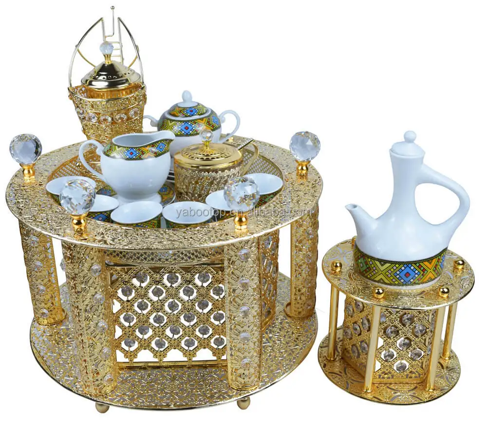 Luxury Gold Plate Waste Bin With Tissue Box Set For Hotel Home Use