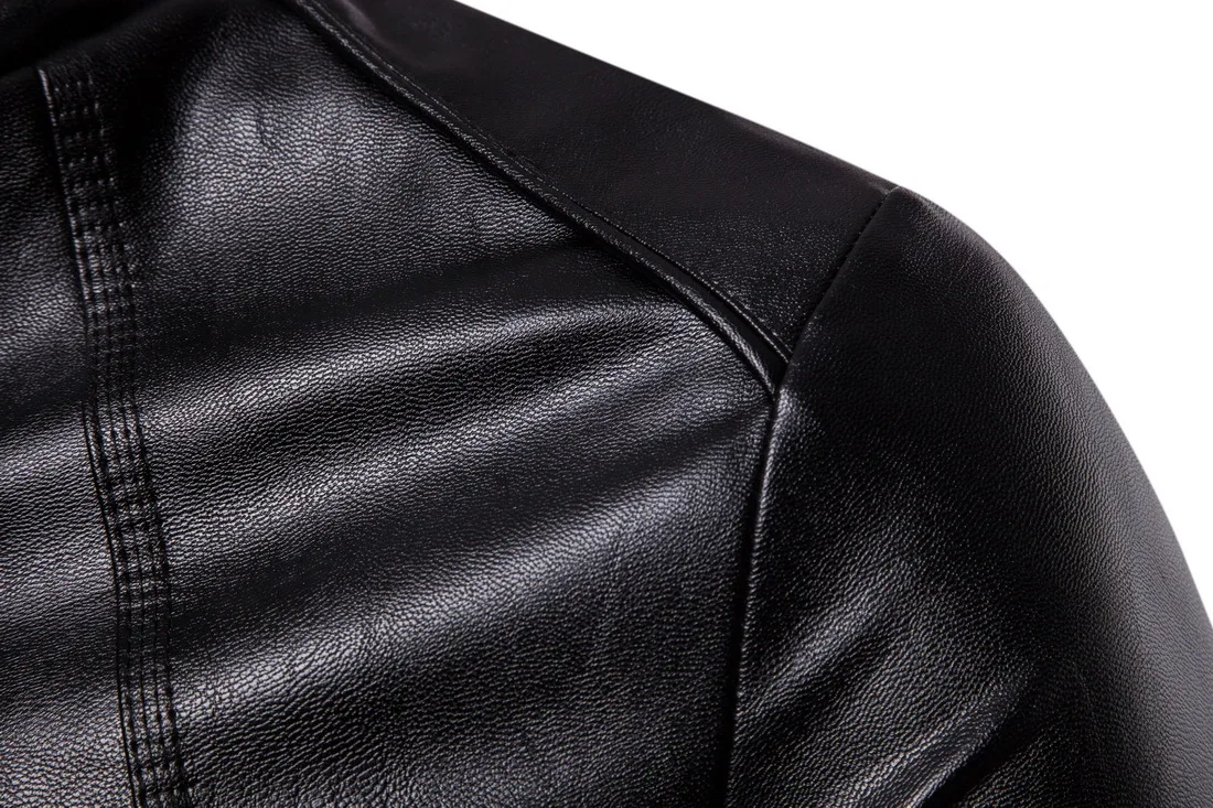 Ropa De Invierno De Punto Para Hombre,Abrigos De Cuero De Manga Larga, Chaquetas De Pu Con Cremallera,Estilo Coreano,Informal,Cálido - Buy Hombre  Abrigos De Cuero,Los Hombres De La Pu Cremallera Chaquetas,Chaquetas Para  Hombres De