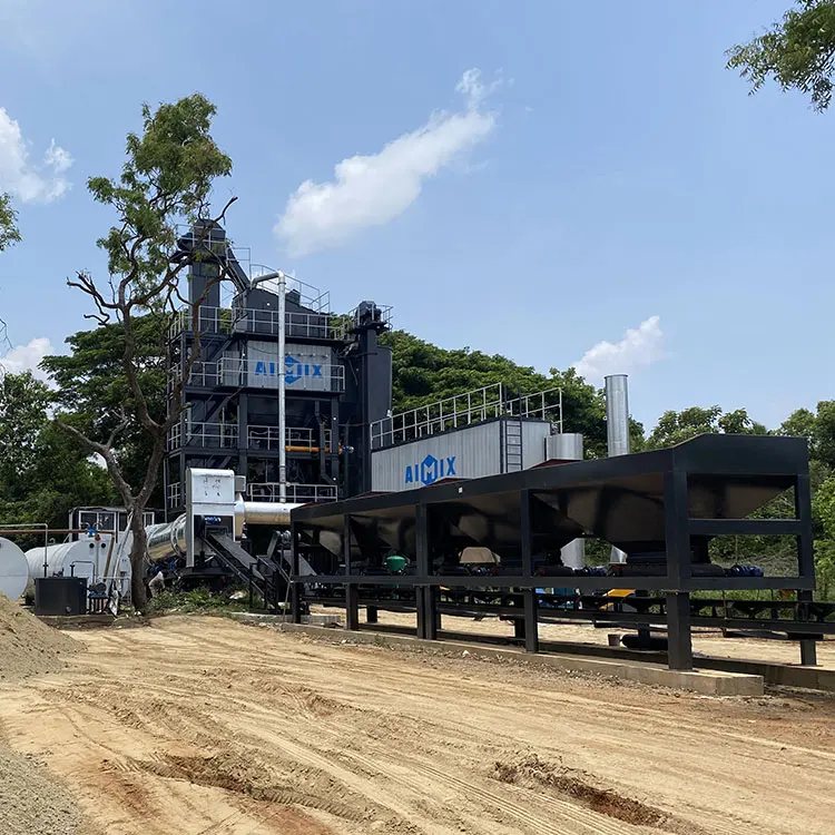 Aimix 80-я мини-асфальтосмесительная установка 80 тонн аутостатическая асфальтосмесительная