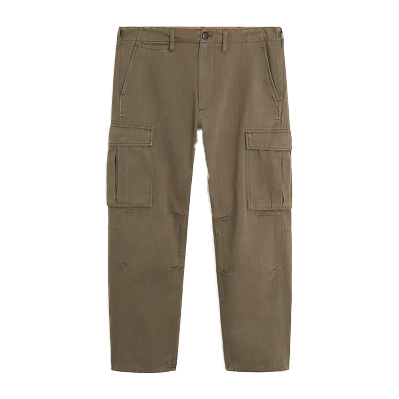 oem custom service slim fit and lightweight cargo pants khaki