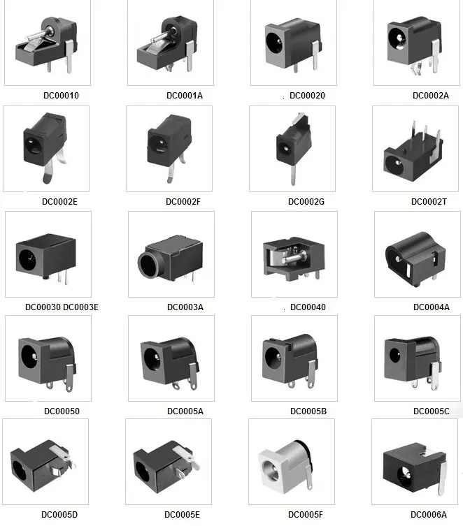 Тип 1 4. Dc004 разъем. Power Connector DC 5.5/2.5 3d models. 2.1Mm DC Power Jack. Разъем Lockable DC Jack.