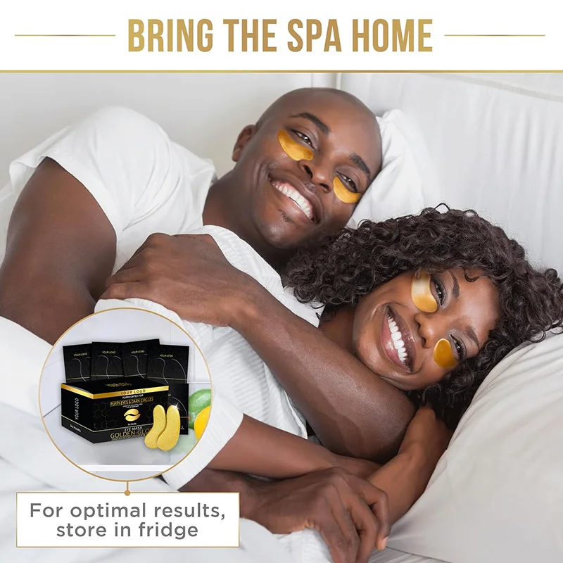 2025 New Arrival Cooling Under Eye Pads Custom Individual Wrapped Eye Mask Patches for Men and Women(pic3)