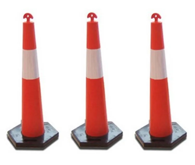 Reflective Road Marker Posts T-TOP Traffic warning Delineator Post Stack Cone Bollard