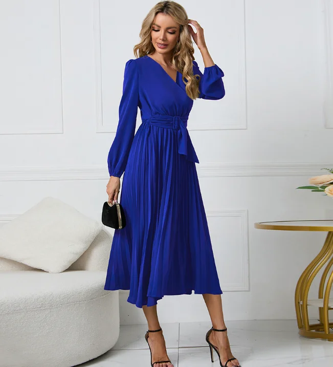 sachin and babi light blue dress Top Fall 2024 New York Fashion Week Trends To Try Now main image 1