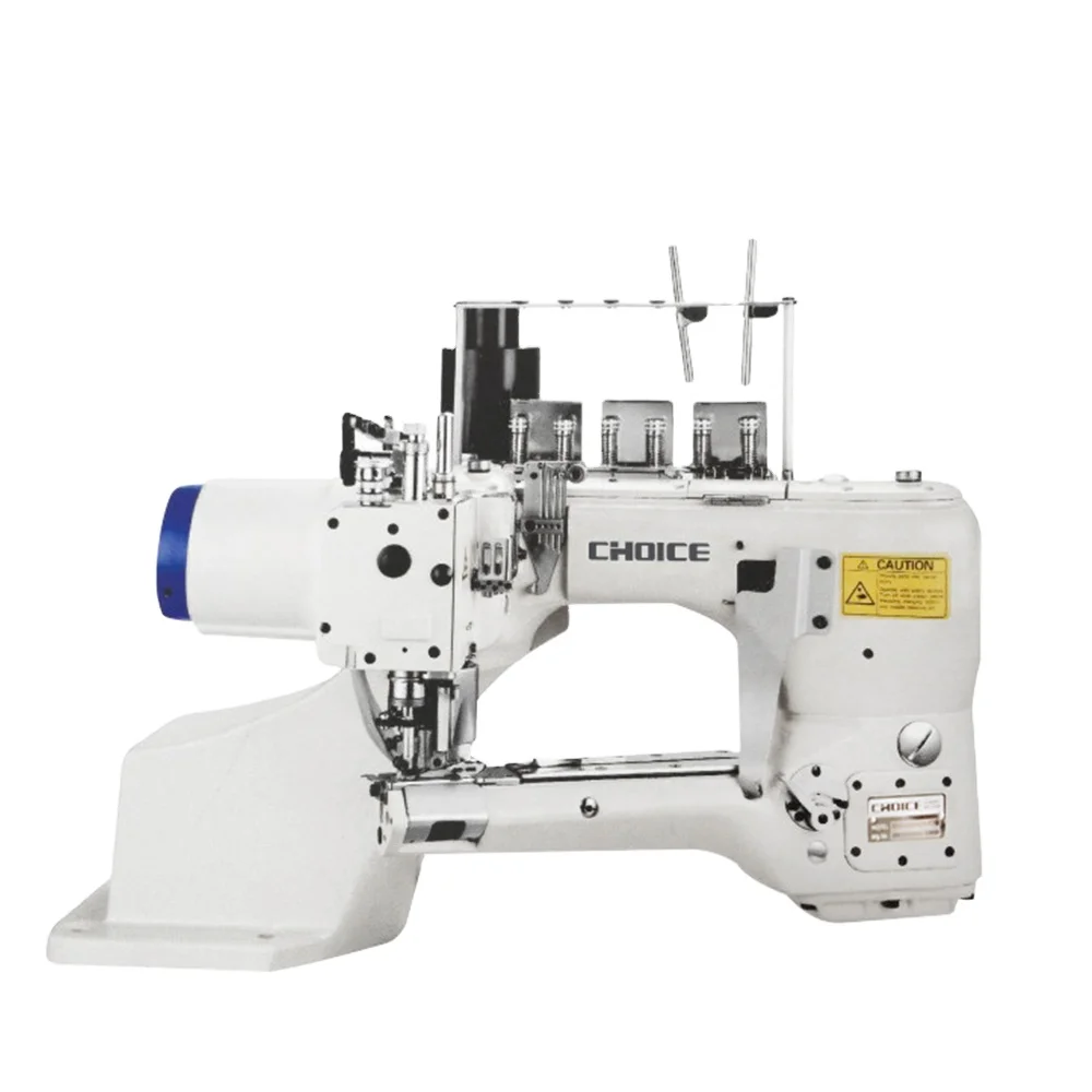 Automatic Sewing Machine Direct Drive Cutter Flat Seam Interlock