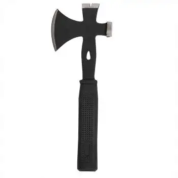 GTYPRO Industrial Grade Multi-Purpose DIY Survival Hatchet Axe Drop Forged Steel Crowbar Pry Bar with Plastic Handle
