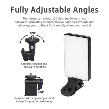 Wholesale ST120 Full-Color Video LED Photography Lighting for Phone Selfie Tiktok Makeup Other Mobile Content Creation detail image