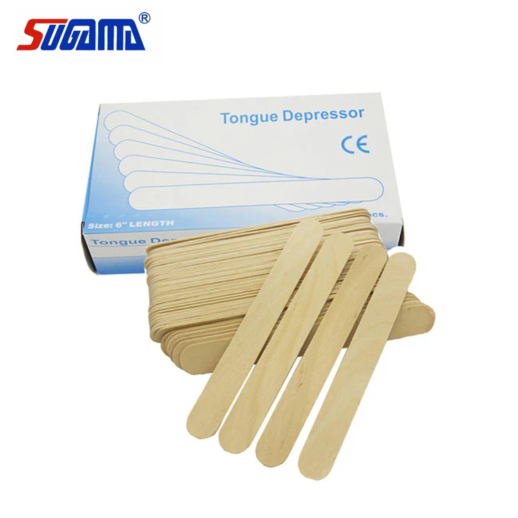 Buy Wholesale China Disposable Wooden Tongue Depressor & Tongue