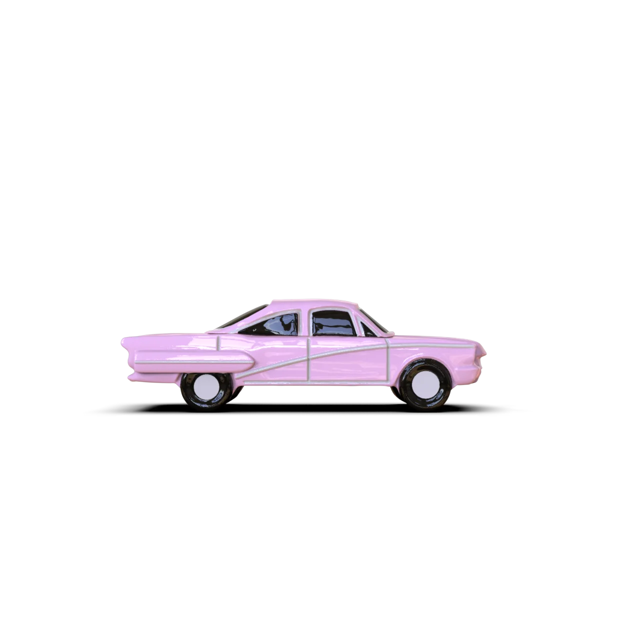 Wholesale Custom Hand Crafted Creative Porcelain pink Vintage Classic Car Shaped Cookie Container Decorative Ceramic Storage Jar