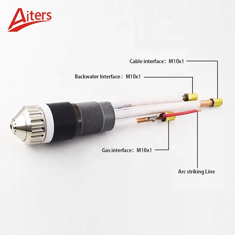 XF300 Cutting Torch Water Cooled for Wulian Plasma CNC Cutting Torch XF300H Machine Torch Fine Thread