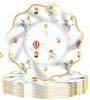 Assiette en carton de 10,5 pouces