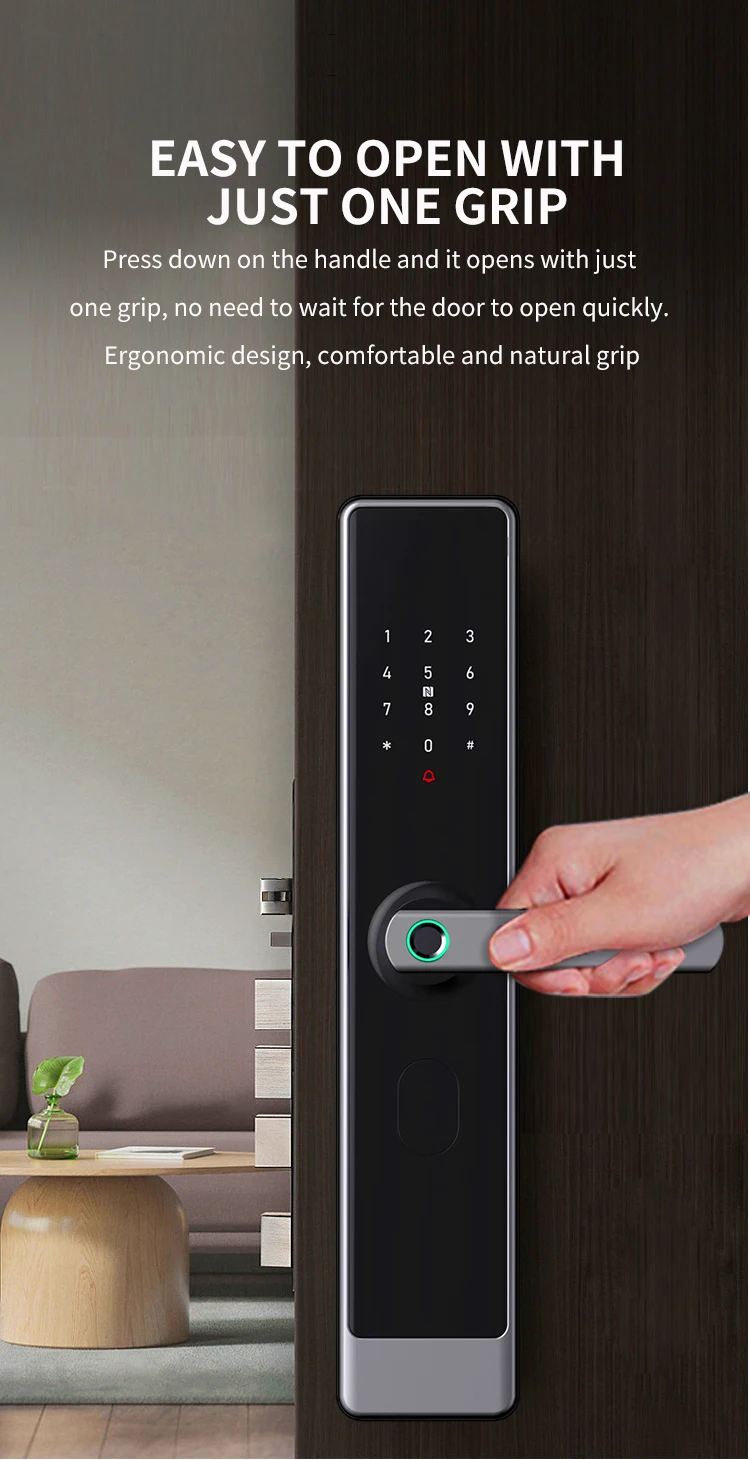Fingerprint Intelligent Keyless Smart Door Lock