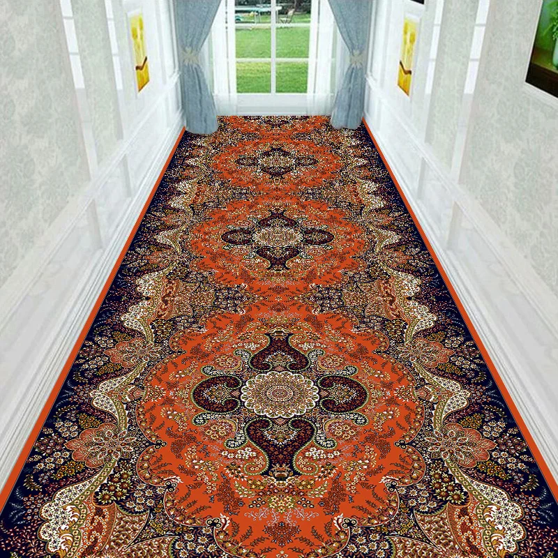 New Machine Made Carpets and Area Rugs for the Living Room Big Size Luxury Red Carpets for Hotel Aisle