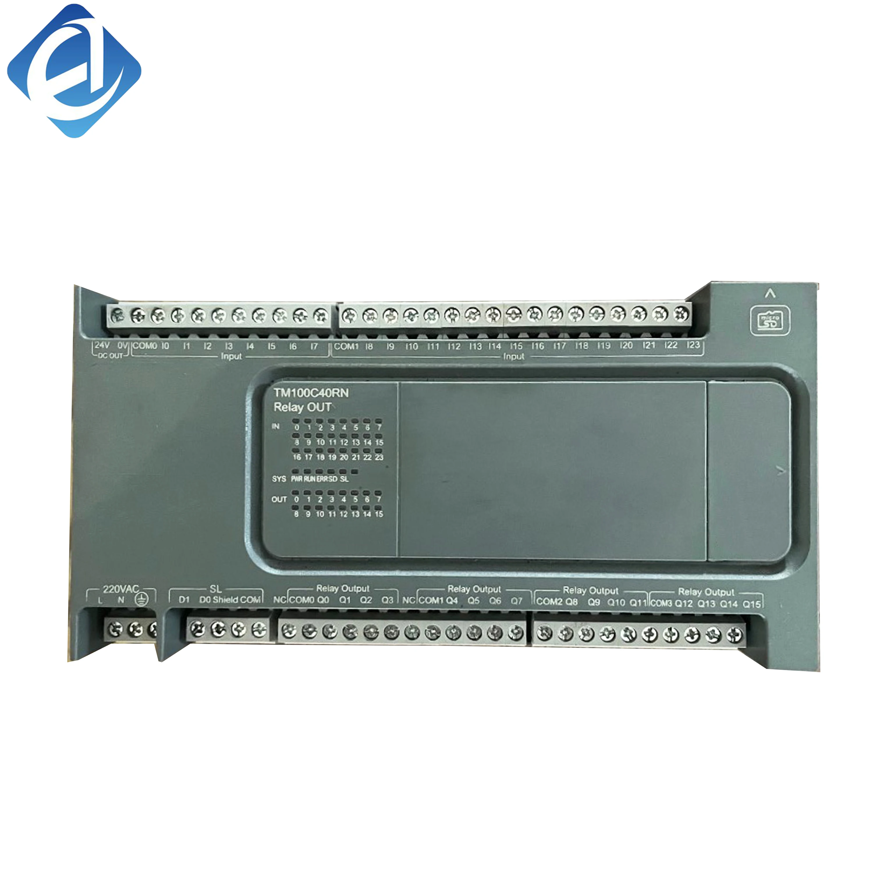 New Original TM100C40RN Modicon TM100 PLC. 40 relay I/O points, stable logic operation, simple programming, reliable anti-interference, easy wiring and maintenance, widely used in small production lines