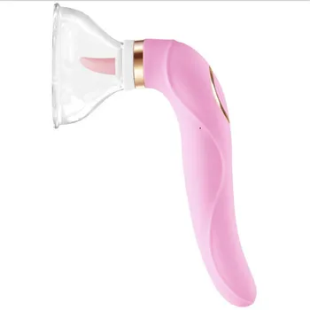 Factory Wholesale 8 Kinds Of Powerful Sucking Mode Rechargeable Tongue G Spot Clitoral Sucking Vibrator For Women