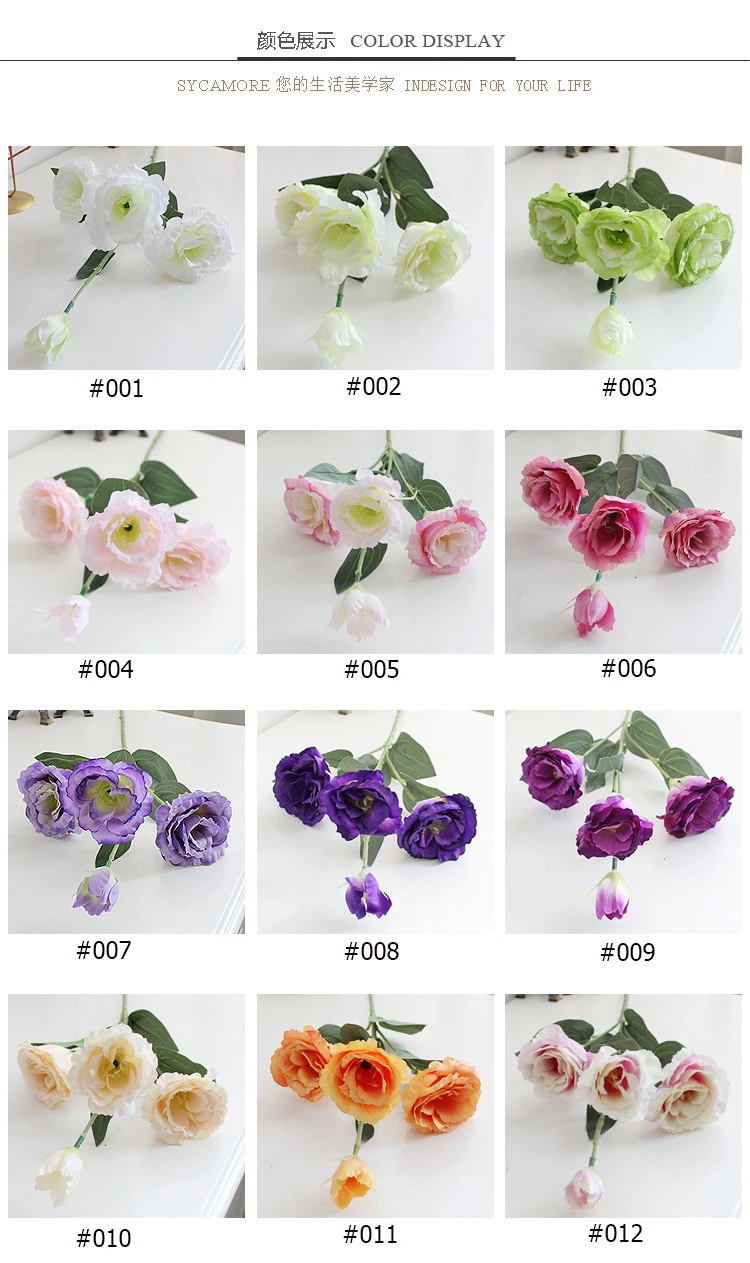 Ox760 High Quality Flores Artificial Flowers Home Wedding Decor Cheap Wholesale Artificial