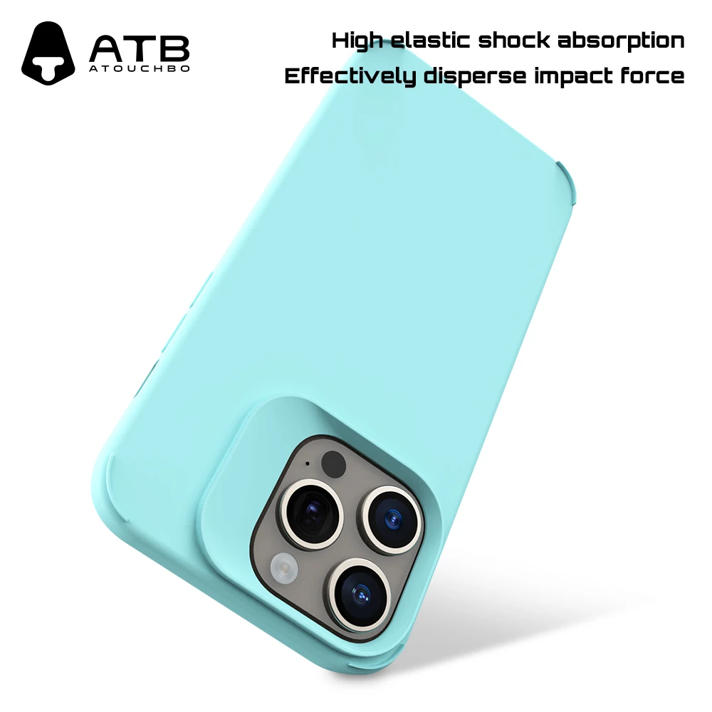 ATB for IPhone Silicone Phone Case Liquid Silicone Soft TPU Phone Case Colorful Phone Cover for iPhone 15 Pro Max Case