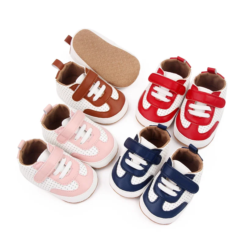 Spring and Autumn New Baby Color Mesh Breathable Soft Sole Non-slip Baby Walking Shoes details