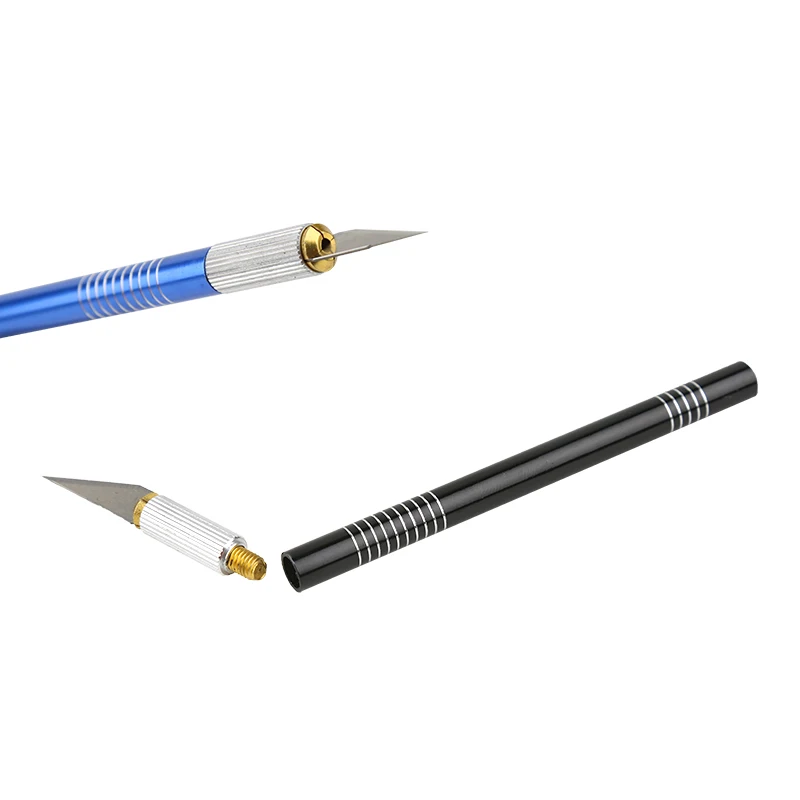 High Quality Aluminum Leather Handwork Tool  Pen Knife for Paper Hobby Art Craft Knife