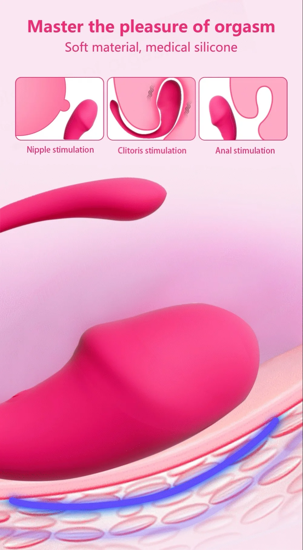 Hot-Selling APP Wireless Remote Control Vibrating Vagina G-spot Panties Shark Stimulator Sex Toys for Women Jumping Egg Vibrator