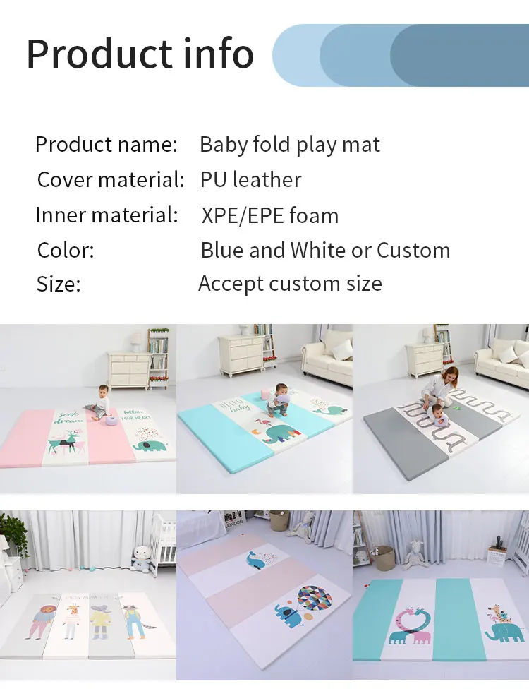 Washable Kids Preschool Foam Thick Soft Play Mat For Baby To Toddler